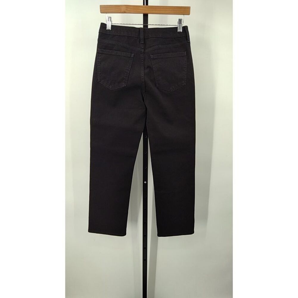 Quince Women Bella Stretch Straight Jeans Black 28 - Picture 2 of 3